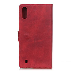 Funda de Cuero Cartera con Soporte Carcasa A09D para Samsung Galaxy M01 Rojo