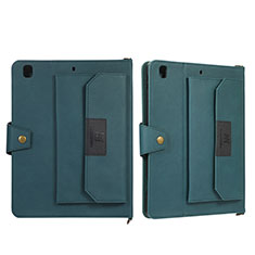 Funda de Cuero Cartera con Soporte Carcasa AD1 para Apple iPad 10.2 (2020) Verde