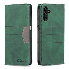 Funda de Cuero Cartera con Soporte Carcasa B01F para Samsung Galaxy A04s Verde