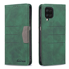 Funda de Cuero Cartera con Soporte Carcasa B01F para Samsung Galaxy F12 Verde