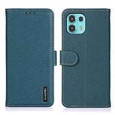 Funda de Cuero Cartera con Soporte Carcasa B01H para Motorola Moto Edge 20 Lite 5G Verde