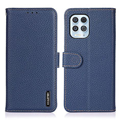 Funda de Cuero Cartera con Soporte Carcasa B01H para Motorola Moto Edge S 5G Azul