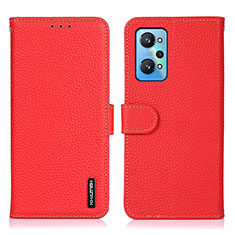 Funda de Cuero Cartera con Soporte Carcasa B01H para Realme GT Neo 3T 5G Rojo