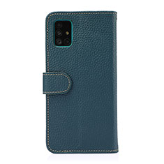 Funda de Cuero Cartera con Soporte Carcasa B01H para Samsung Galaxy A51 5G Verde