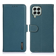 Funda de Cuero Cartera con Soporte Carcasa B01H para Samsung Galaxy M33 5G Verde