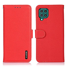 Funda de Cuero Cartera con Soporte Carcasa B01H para Samsung Galaxy M62 4G Rojo