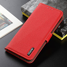 Funda de Cuero Cartera con Soporte Carcasa B01H para Xiaomi Mi 12 Ultra 5G Rojo