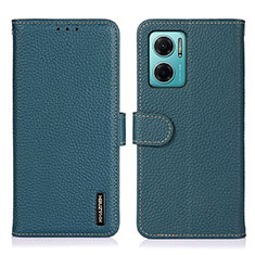 Funda de Cuero Cartera con Soporte Carcasa B01H para Xiaomi Redmi 11 Prime 5G Verde