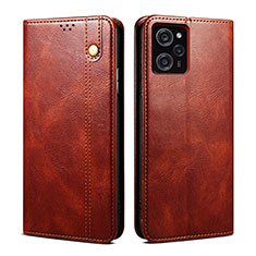 Funda de Cuero Cartera con Soporte Carcasa B01S para Xiaomi Poco X5 Pro 5G Marron