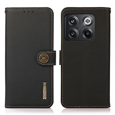 Funda de Cuero Cartera con Soporte Carcasa B02H para OnePlus Ace Pro 5G Negro