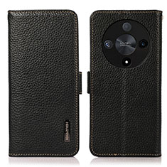 Funda de Cuero Cartera con Soporte Carcasa B03H para Huawei Honor Magic6 Lite 5G Negro