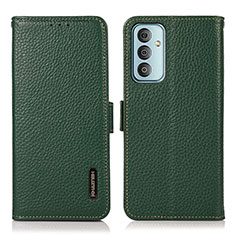 Funda de Cuero Cartera con Soporte Carcasa B03H para Samsung Galaxy M23 5G Verde