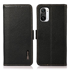 Funda de Cuero Cartera con Soporte Carcasa B03H para Xiaomi Mi 11i 5G Negro