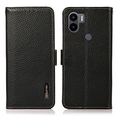 Funda de Cuero Cartera con Soporte Carcasa B03H para Xiaomi Redmi A1 Plus Negro