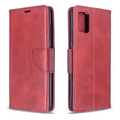 Funda de Cuero Cartera con Soporte Carcasa B04F para Samsung Galaxy M40S Rojo
