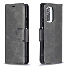 Funda de Cuero Cartera con Soporte Carcasa B04F para Xiaomi Mi 11X 5G Negro