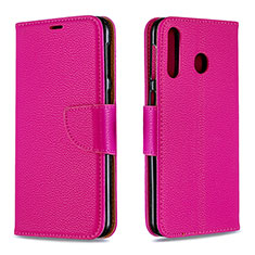 Funda de Cuero Cartera con Soporte Carcasa B06F para Samsung Galaxy A40s Rosa Roja