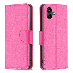 Funda de Cuero Cartera con Soporte Carcasa B06F para Samsung Galaxy F14 5G Rosa Roja