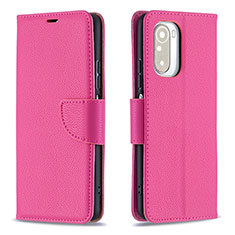 Funda de Cuero Cartera con Soporte Carcasa B06F para Xiaomi Mi 11X Pro 5G Rosa Roja