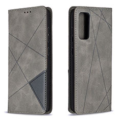 Funda de Cuero Cartera con Soporte Carcasa B07F para Samsung Galaxy S20 FE (2022) 5G Gris