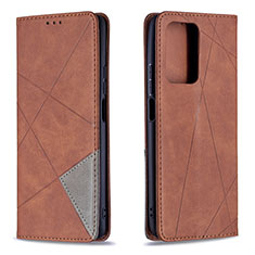 Funda de Cuero Cartera con Soporte Carcasa B07F para Xiaomi Mi 11T Pro 5G Marron