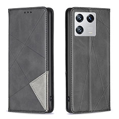 Funda de Cuero Cartera con Soporte Carcasa B07F para Xiaomi Mi 13 Pro 5G Negro