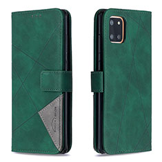 Funda de Cuero Cartera con Soporte Carcasa B08F para Samsung Galaxy A81 Verde