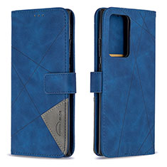 Funda de Cuero Cartera con Soporte Carcasa B08F para Samsung Galaxy Note 20 Ultra 5G Azul