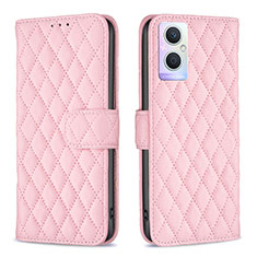 Funda de Cuero Cartera con Soporte Carcasa B11F para OnePlus Nord N20 5G Oro Rosa