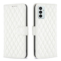 Funda de Cuero Cartera con Soporte Carcasa B11F para Samsung Galaxy M23 5G Blanco