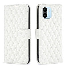 Funda de Cuero Cartera con Soporte Carcasa B11F para Xiaomi Poco C50 Blanco