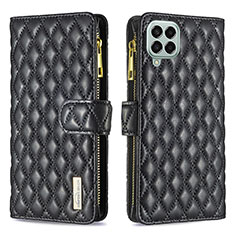 Funda de Cuero Cartera con Soporte Carcasa B12F para Samsung Galaxy M33 5G Negro