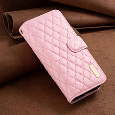 Funda de Cuero Cartera con Soporte Carcasa B14F para Samsung Galaxy Z Fold4 5G Oro Rosa