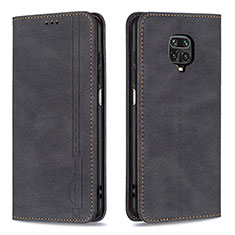 Funda de Cuero Cartera con Soporte Carcasa B15F para Xiaomi Poco M2 Pro Negro