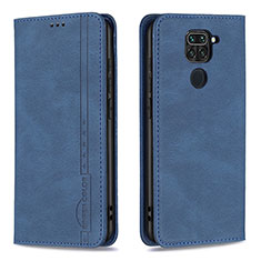 Funda de Cuero Cartera con Soporte Carcasa B15F para Xiaomi Redmi 10X 4G Azul