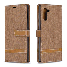 Funda de Cuero Cartera con Soporte Carcasa B16F para Samsung Galaxy Note 10 5G Oro