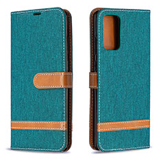 Funda de Cuero Cartera con Soporte Carcasa B16F para Samsung Galaxy Note 20 5G Verde