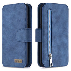 Funda de Cuero Cartera con Soporte Carcasa B18F para Samsung Galaxy S20 5G Azul