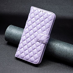 Funda de Cuero Cartera con Soporte Carcasa B19F para Nokia C12 Morado