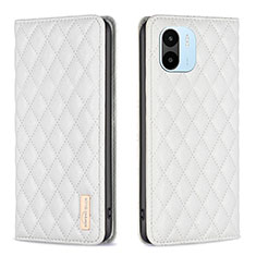 Funda de Cuero Cartera con Soporte Carcasa B19F para Xiaomi Poco C50 Blanco