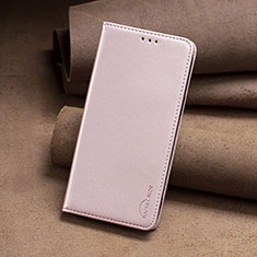 Funda de Cuero Cartera con Soporte Carcasa B23F para Xiaomi Redmi Note 13 5G Oro Rosa