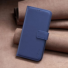 Funda de Cuero Cartera con Soporte Carcasa B23F para Xiaomi Redmi Note 13 Pro 5G Azul
