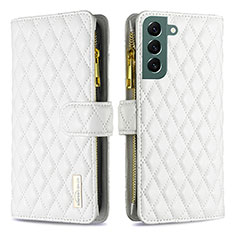 Funda de Cuero Cartera con Soporte Carcasa BF2 para Samsung Galaxy S23 Plus 5G Blanco