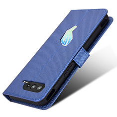 Funda de Cuero Cartera con Soporte Carcasa BY1 para Asus ROG Phone 5 ZS673KS Azul