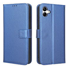 Funda de Cuero Cartera con Soporte Carcasa BY1 para Samsung Galaxy A05 Azul