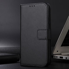 Funda de Cuero Cartera con Soporte Carcasa BY1 para Samsung Galaxy F22 4G Negro