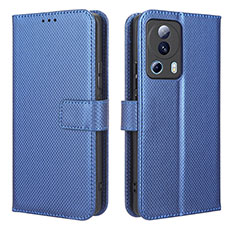 Funda de Cuero Cartera con Soporte Carcasa BY1 para Xiaomi Mi 12 Lite NE 5G Azul