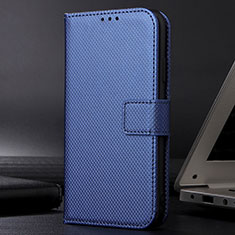 Funda de Cuero Cartera con Soporte Carcasa BY1 para Xiaomi Redmi 10 India Azul