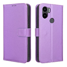 Funda de Cuero Cartera con Soporte Carcasa BY1 para Xiaomi Redmi A1 Plus Morado