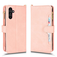 Funda de Cuero Cartera con Soporte Carcasa BY2 para Samsung Galaxy A04s Oro Rosa